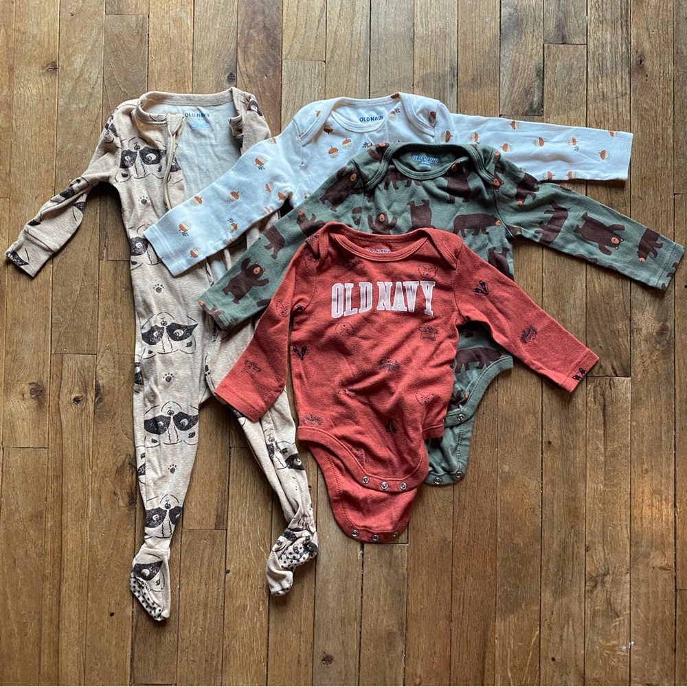 Baby Toddler PJ Onsie Bundle - 12-18M